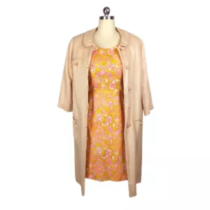 1960's 2 Piece Dress and Coat Set