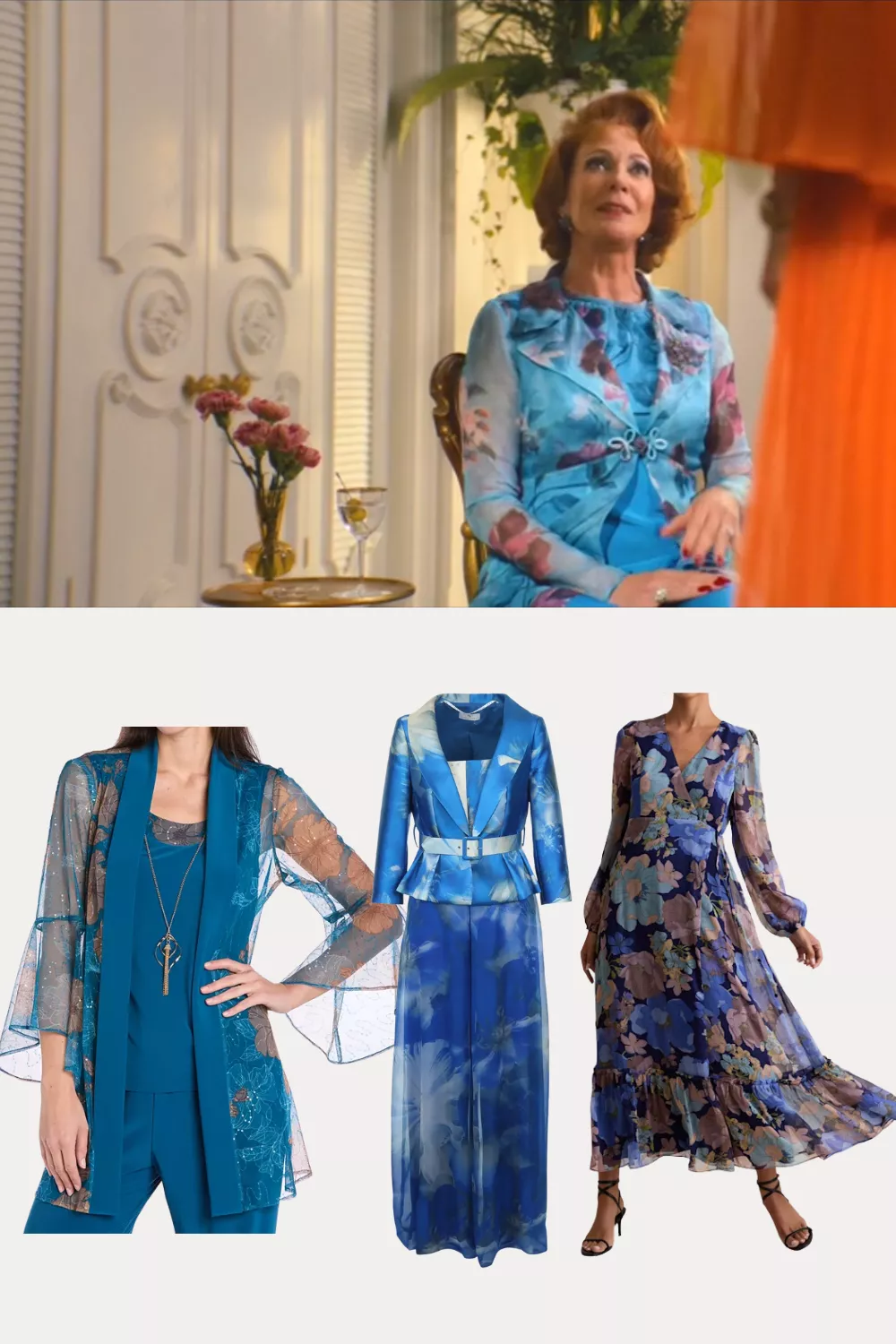 Palm Royale S01E03: Evelyn's Blue Dress