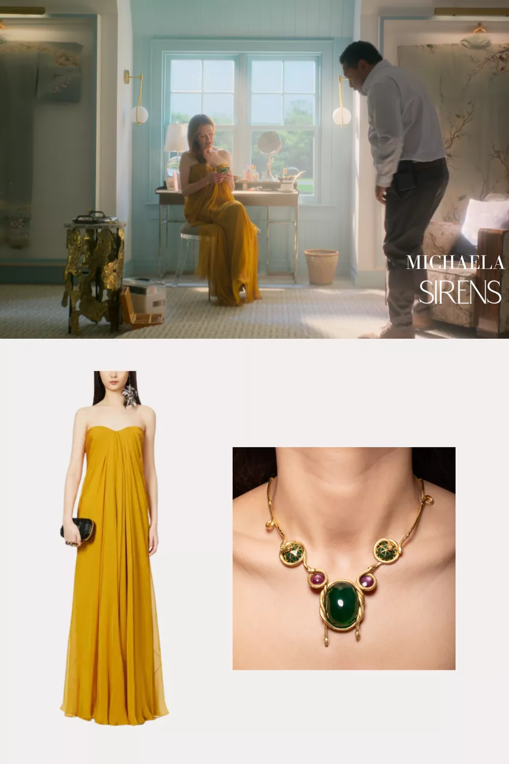 Michaela's Golden Gown