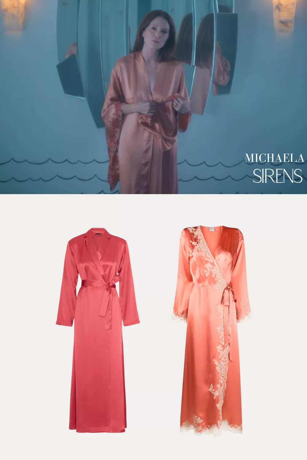 Netflix Sirens Michaela's Silk Robe