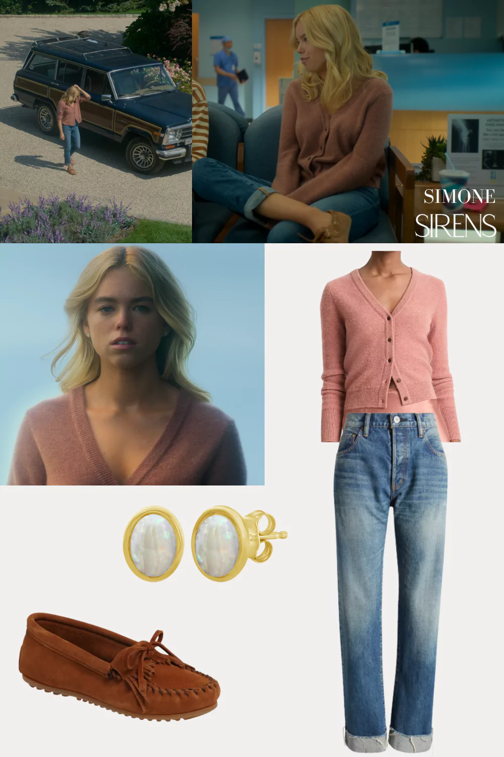 Simone's Pink Sweater