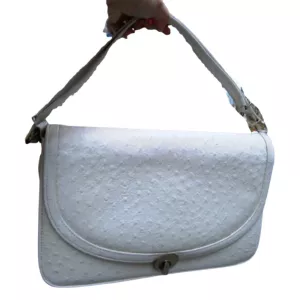 60s Vintage Handbag Genuine Ostrich Purse