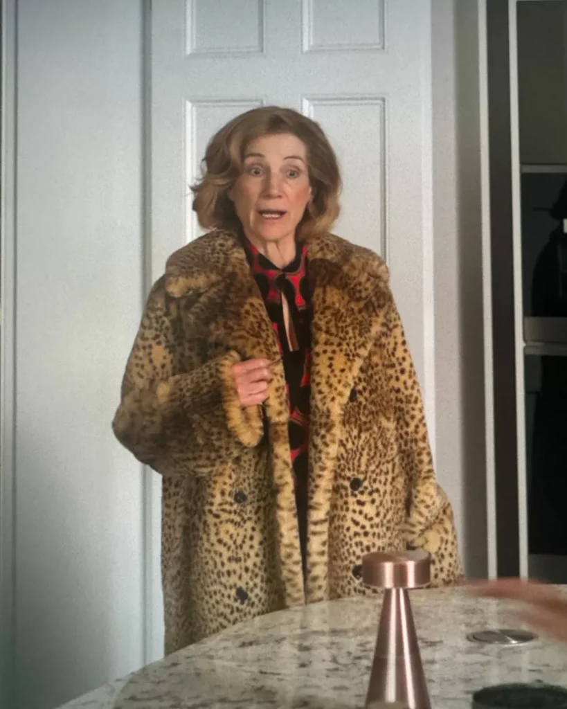 Leopard Print Fur Coat