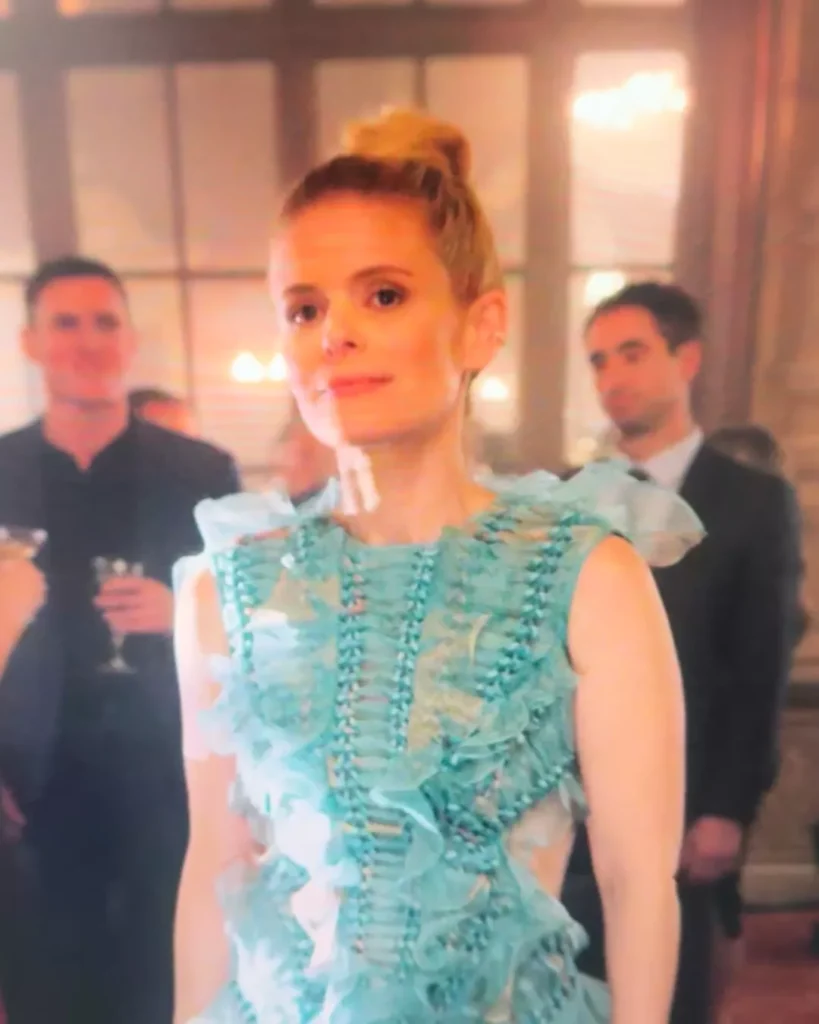 Nancy's Floral Ruffled Gown