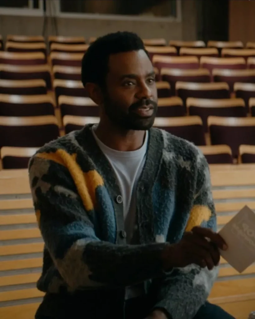 Abstract Cardigan on Off Campus Season 1 Episode 1