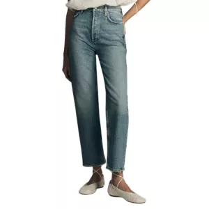 AGOLDE 90s Pinch High-Rise Crop Straight-Leg Jeans