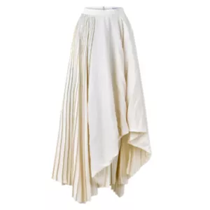 Alexander Mcqueen Pleated Alex Midi Skirt