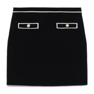 alice + olivia knitted mini skirt