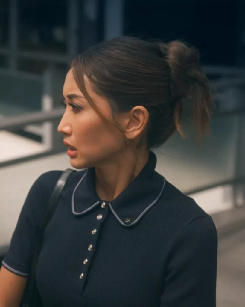 Ali's Black Polo Dress on Running Point S02E05