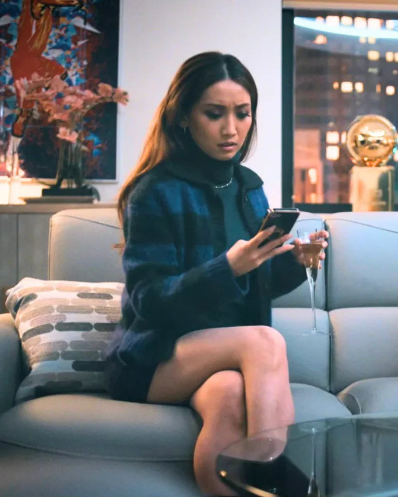 Ali's Blue Striped Sweater