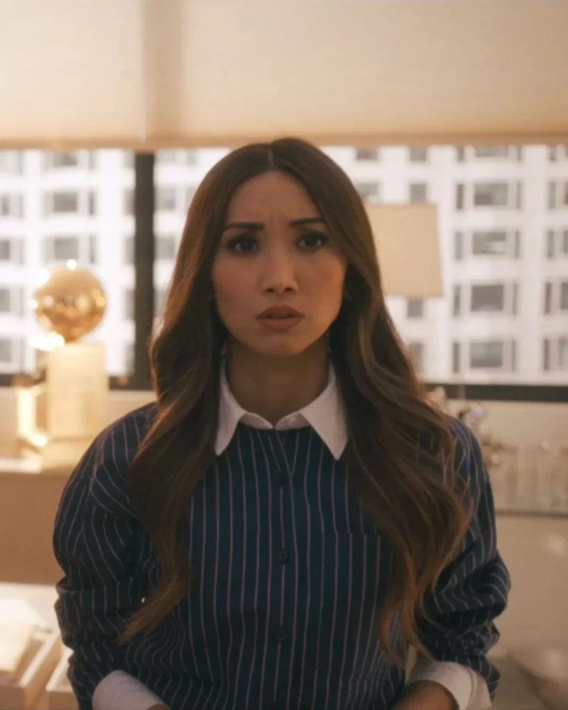 Ali's Blue Striped Shirt