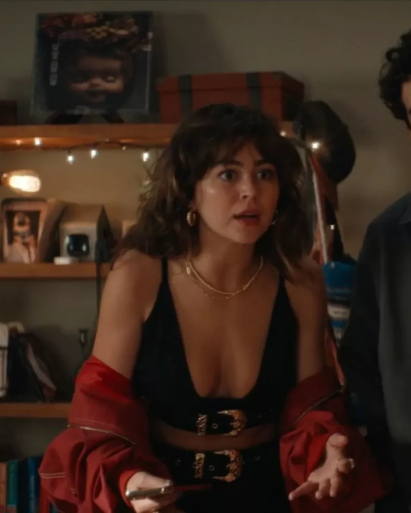 Allie's Black Buckle Skirt Set on Off Campus S01E01