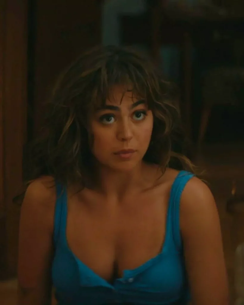 Allie's Blue Tank Top on Off Campus S01E04