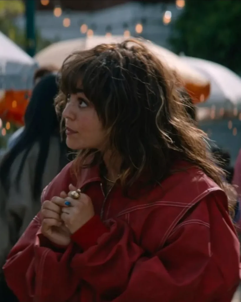 Allie's Red Oversized Jacket on Off Campus S01E01