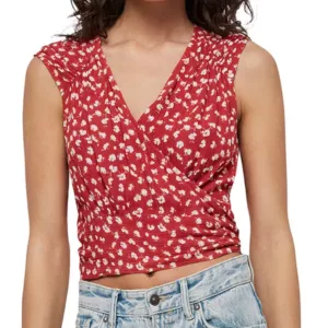 ALLSAINTS Krystal Scatter Wrap Top