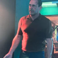Andrew's Brown Polo on Your Friends & Neighbors S01E08