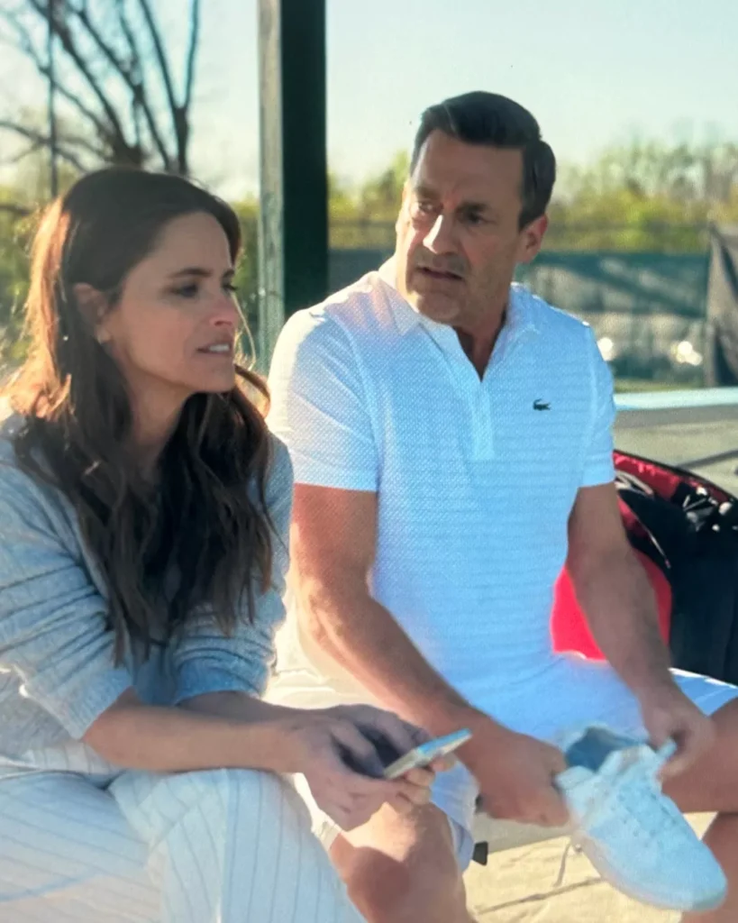 Andrew's White Polo on Your Friends & Neighbors S01E02