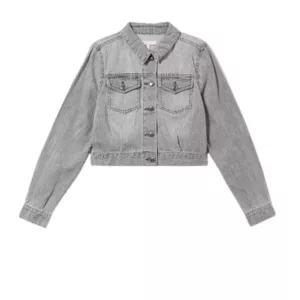 BCBGeneration Trucker Cropped Denim Jacket