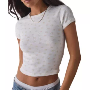 BDG Too Perfect Printed Short Sleeve Tee