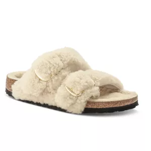 Birkenstock Shearling Arizona with Big Buckle