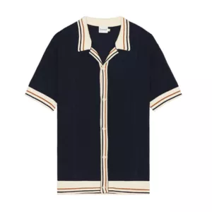 Bound Stevie Waffle Ribbed Knit Polo