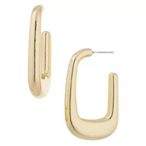 Cara Geometric Hoop Earrings