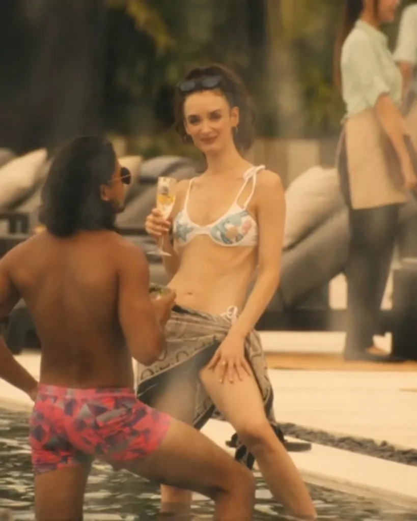 Chloe’s White Bikini