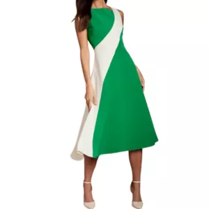 Coast Asymmetric Colour Block Midi Dress