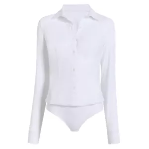 Commando Cotton Stretch Button Down Bodysuit