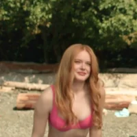 Delilah's Pink Bikini