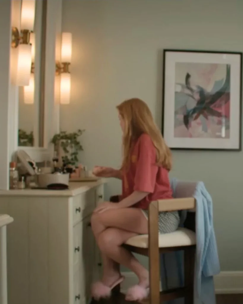 Delilah's Pink Fuzzy Slippers on Every Year After S01E06