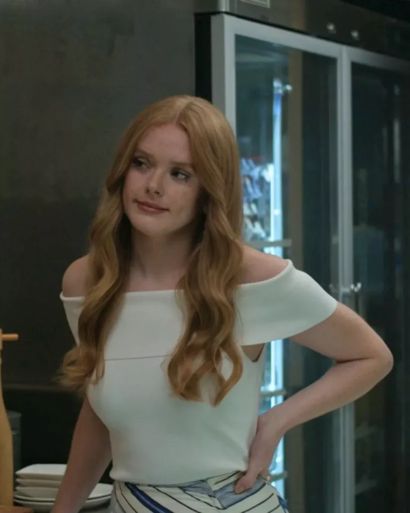 Delilah's White Off Shoulder Top