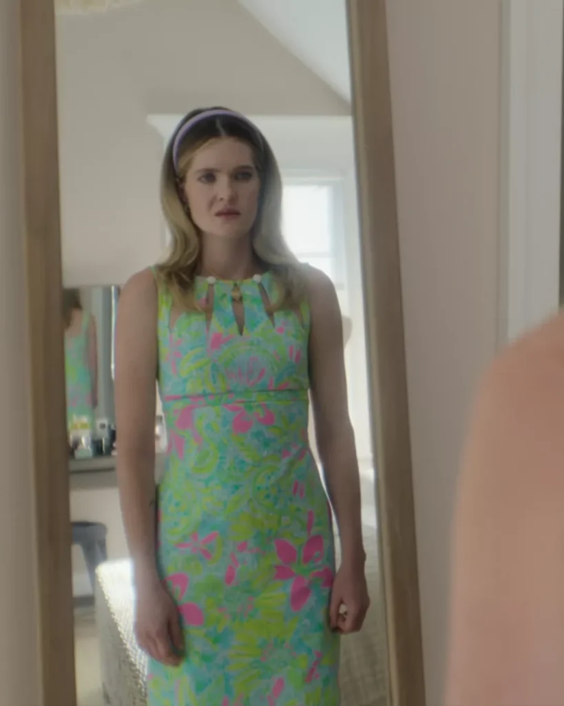 Devon's Green Cutout Dress