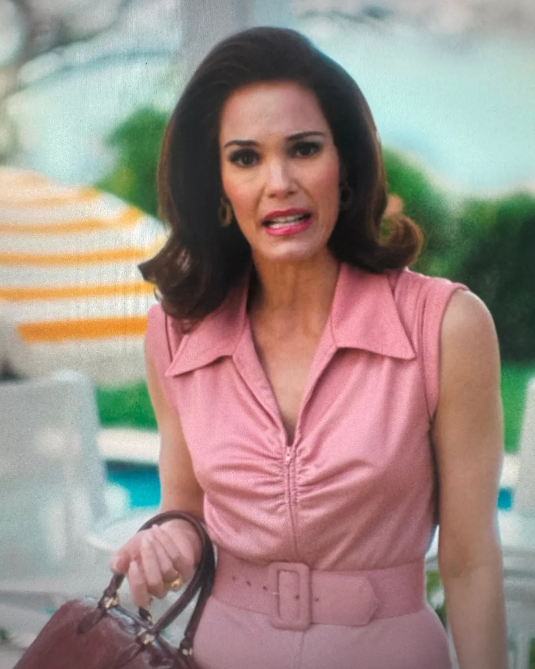 Dinah's Pink Jumpsuit