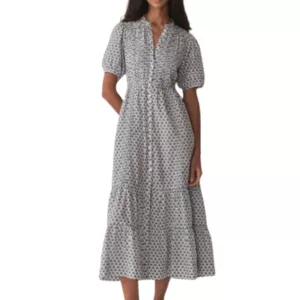 Dôen Haleigh Dress in a Dahlia Ditsy floral print