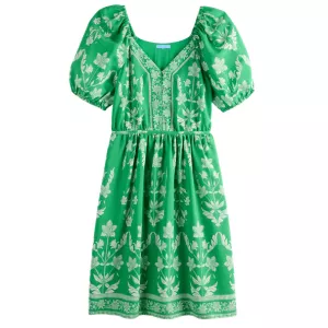 Draper James Placement Print Midi Dress