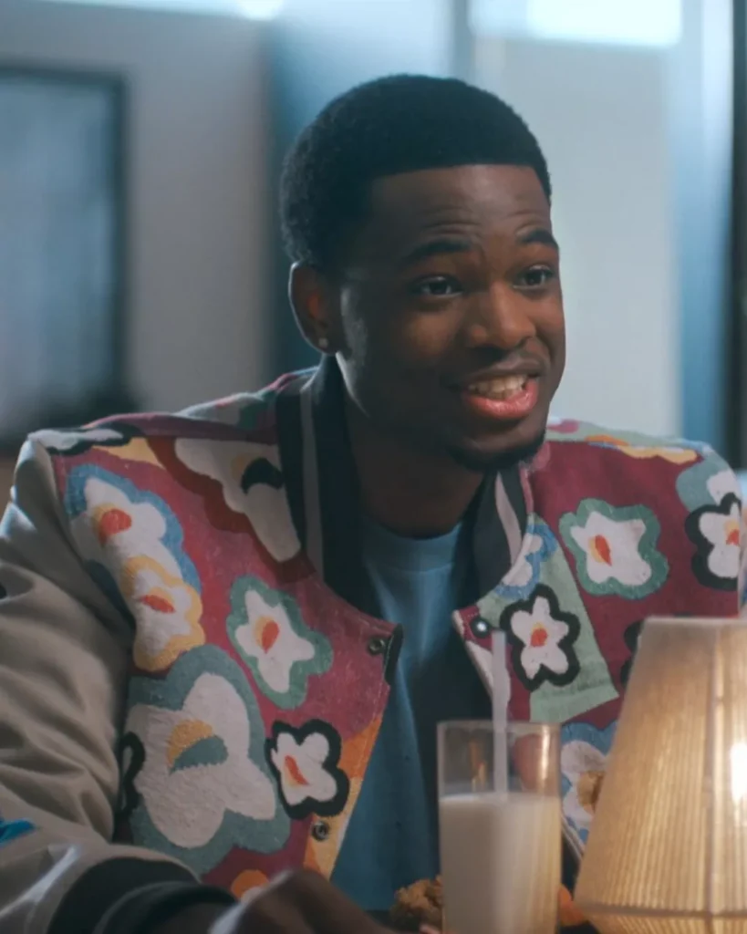 Dyson's Floral Jacket on Running Point S02E09