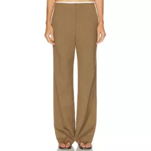 EAVES Lyla Decon Trousers in Olive