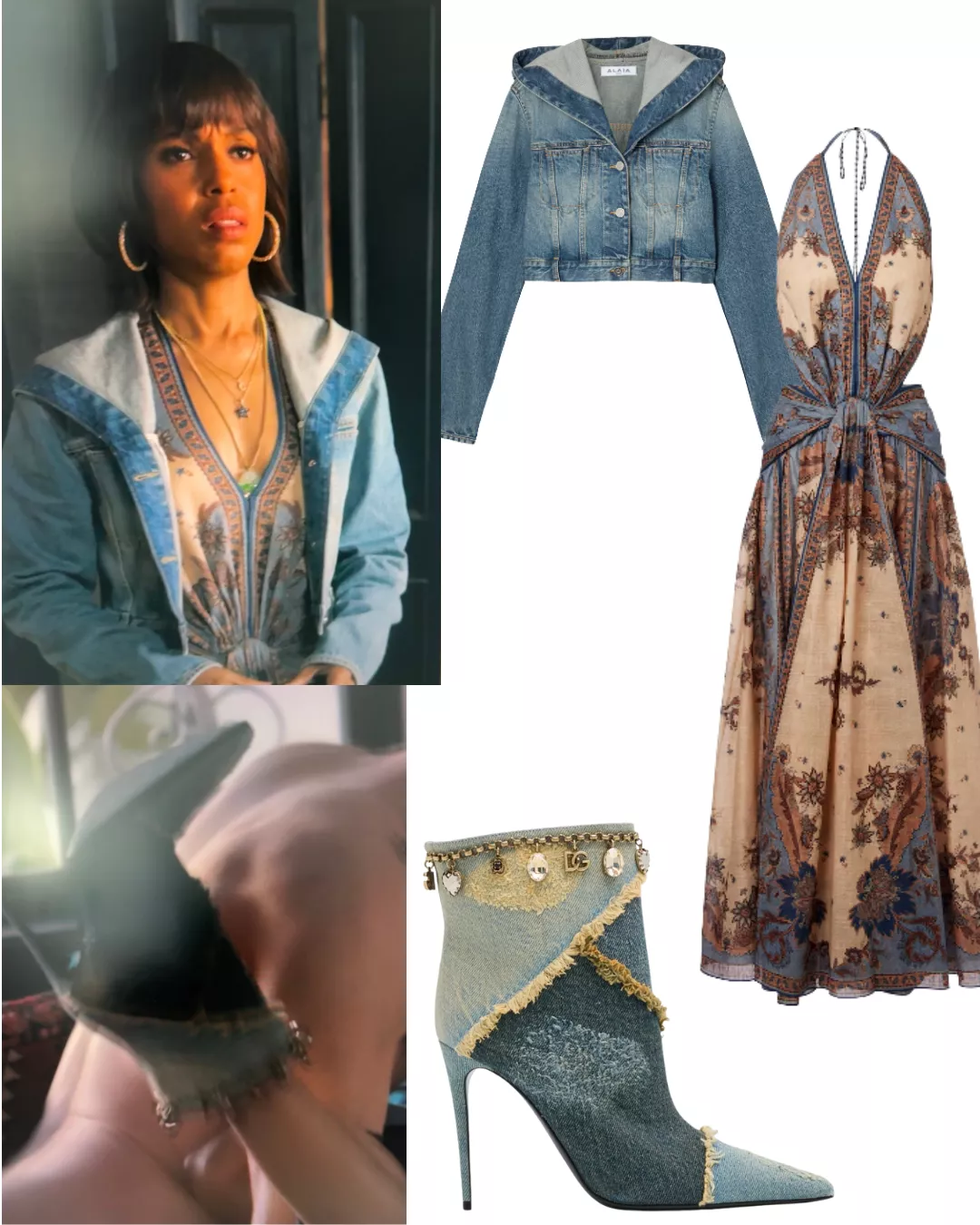 Eleanor's Denim Jacket and Dress