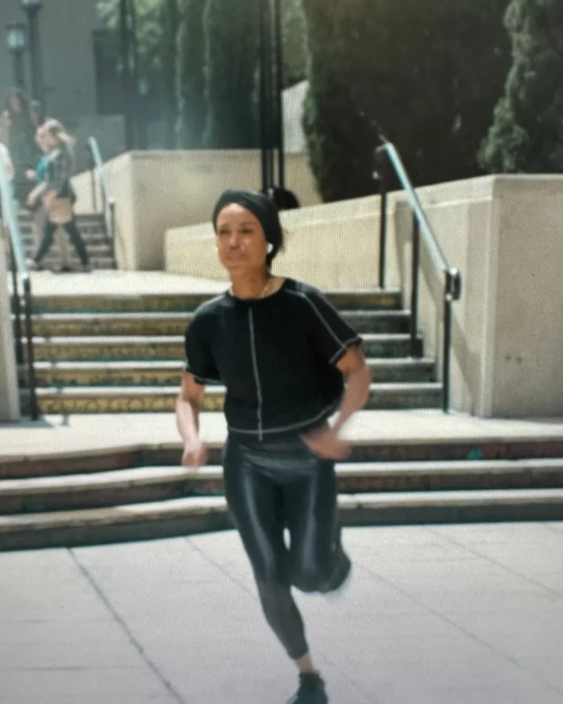 Eleanor's Running Black Tee