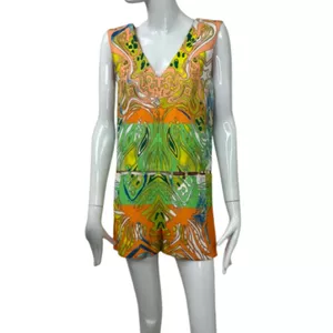 Emilio Pucci Cutout Star Playsuit