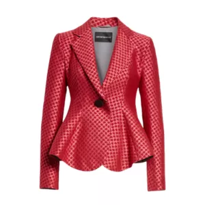 Emporio Armani Animal Jacquard Blazer