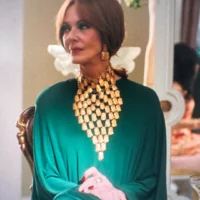 Evelyn's Gold Chandelier Necklace