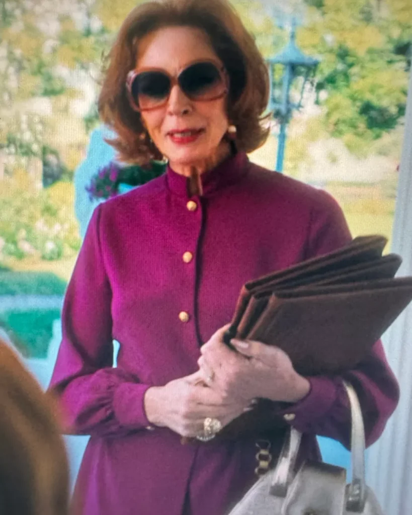 Evelyn’s Purple Dress