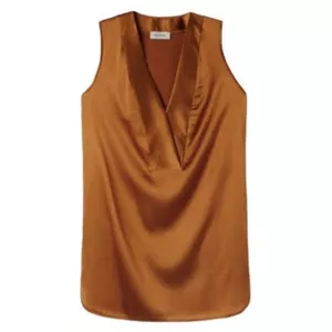 Falconeri orange silk blouse