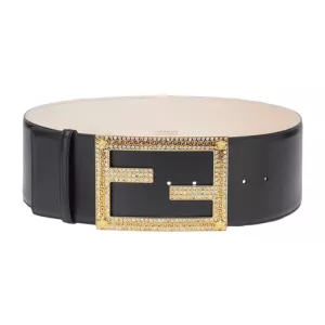 Fendi Fendace Buckle Wide Belt