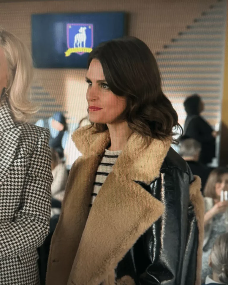 Flo's Faux Fur Shearling Trim Coat