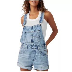 Free People Ziggy short overalls