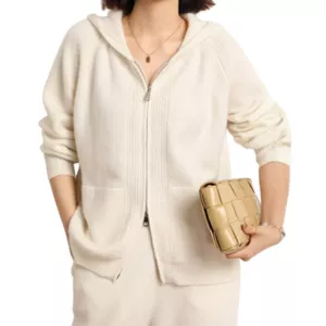 Galespire – Cashmere Wool Hooded Cardigan