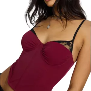 Garage Clothing Sabrina Peek-a-boo Bustier Top